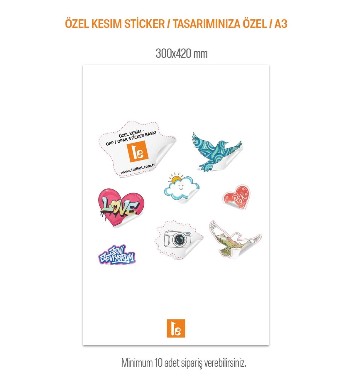 A3 Sticker Seti