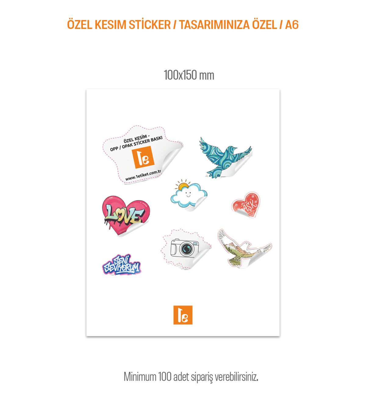 A6 Sticker Seti