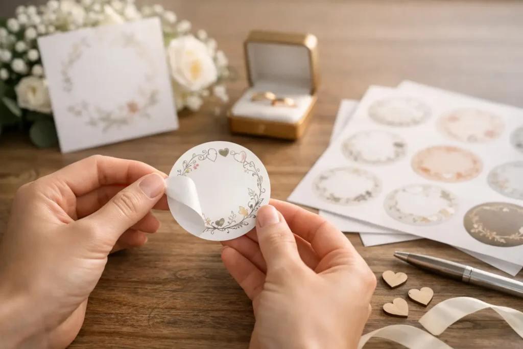Düğün İsimli Sticker Seçimi Nasıl Yapılır?