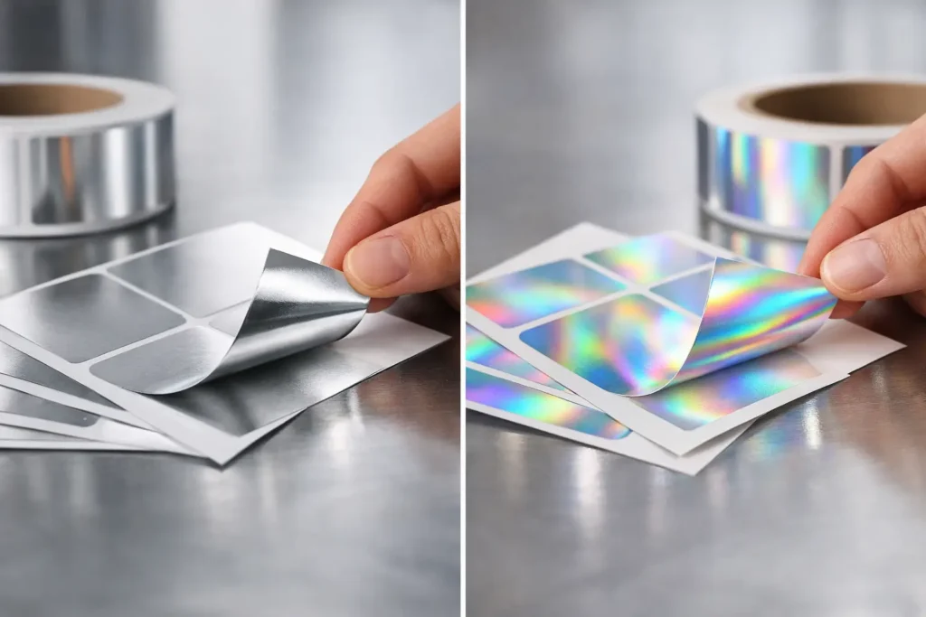 Metalize mi Hologram Etiket mi?