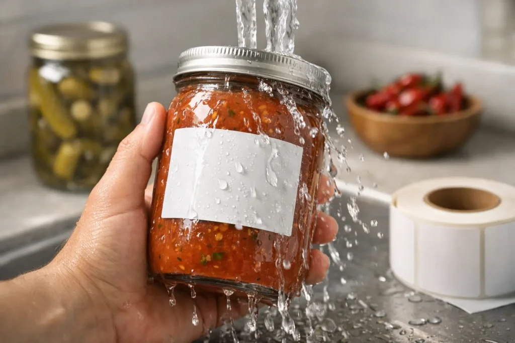 Suya Dayanıklı Kavanoz Etiketi Nasıl Seçilir?