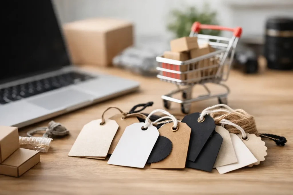 E Ticaret İçin Etiket Fikirleri: 12 Seçenek