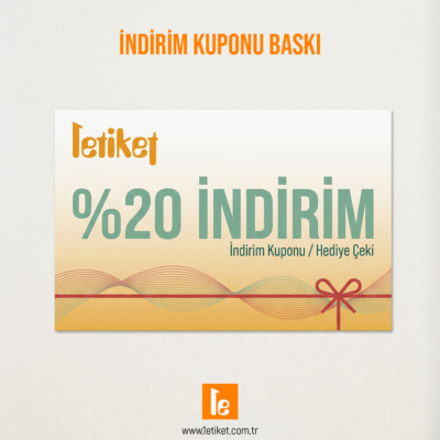 İndirim Kuponu Baskı