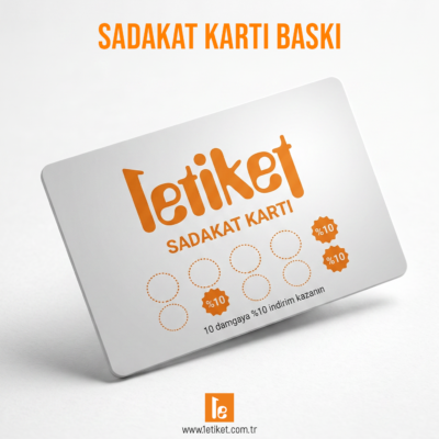 Sadakat Kartı Baskı