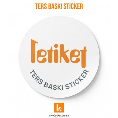 Ters Baskı Sticker