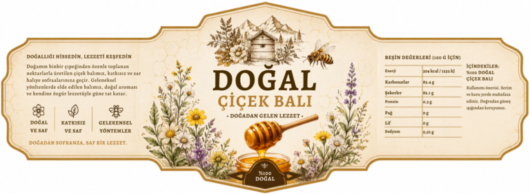 Bal Etiket Tasarımı #15