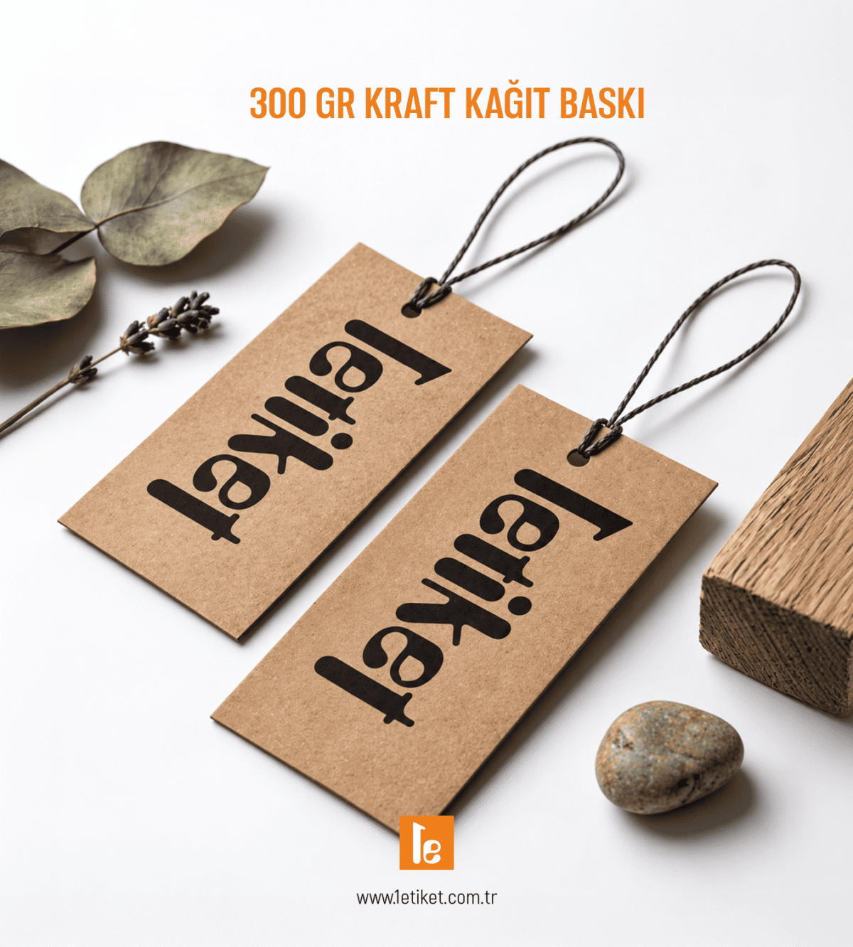 300gr Kraft Kağıt Baskı