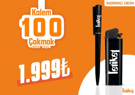 100 çakmak kalem görsel